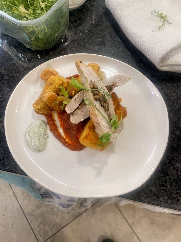 Chef plating